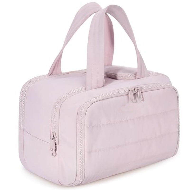 Toiletry Bag, Simple And Lightweight Large Wide Opening Toiletry Bag, Fluffy Cosmetic Bag Storage Bag, Travel Handbag - Image 3